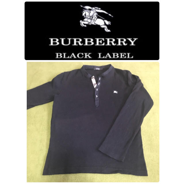 BURBERRY BLACK LABEL(バーバリーブラックレーベル)のBurberry black label ロンT ニット 長袖Tシャツ L  メンズのトップス(Tシャツ/カットソー(七分/長袖))の商品写真