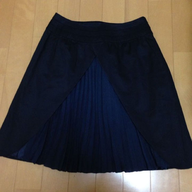 ef-de(エフデ)の２枚分着回しOK♡ネイビースカート レディースのスカート(ひざ丈スカート)の商品写真