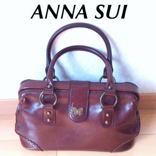 アナスイ(ANNA SUI)のアナスイ♡レザーバッグ♡難あり(ハンドバッグ)