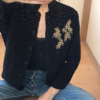 ロキエ(Lochie)の【キング&クゥーさま専用】vintage knit(カーディガン)