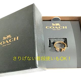 コーチ(COACH)のピンキーリング(リング(指輪))