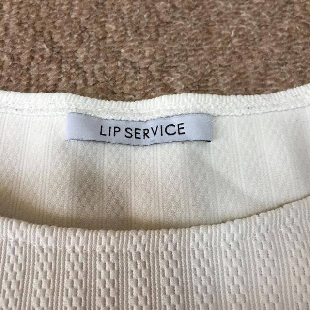 LIP SERVICE(リップサービス)のLIP SERVICE 切り替えトップス レディースのトップス(カットソー(長袖/七分))の商品写真