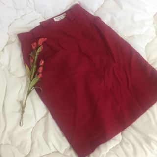 ヴァレンティノガラヴァーニ(valentino garavani)のvintage valentino garavani box skirt.(ひざ丈スカート)