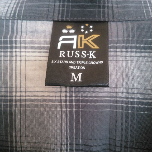 RUSS・K(ラスケー)のRUSS-K　チェック柄長袖シャツ メンズのトップス(シャツ)の商品写真