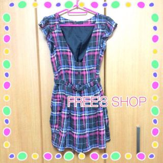 フリーズショップ(FREE'S SHOP)のFREE'S SHOP♡チェックサロペP(サロペット/オーバーオール)