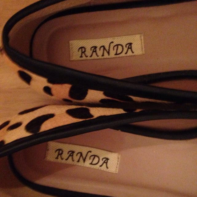 RANDA(ランダ)のRANDA♡ヒョウ柄ハラコローファー レディースの靴/シューズ(ローファー/革靴)の商品写真