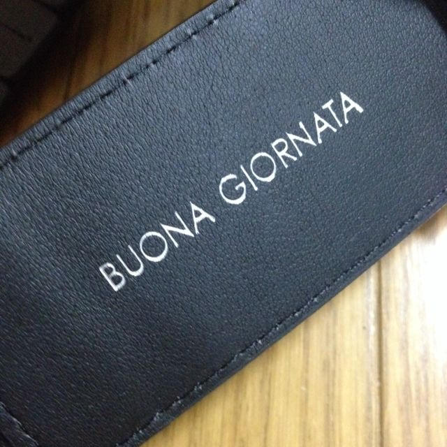 BUONA GIORNATA(ボナジョルナータ)のボナジョルナータ幅広黒ベルト☆未使用 レディースのファッション小物(ベルト)の商品写真