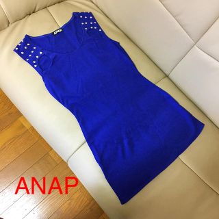 アナップ(ANAP)のANAP❤︎ロイヤルブルーチュニック❤︎美ラインタイト❤︎アナップ(チュニック)