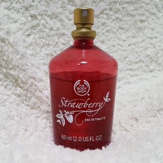 ザボディショップ(THE BODY SHOP)の中古　ザ・ボディショップ　ストロベリー　オードトワレ　60ml　8割残っています(香水(女性用))