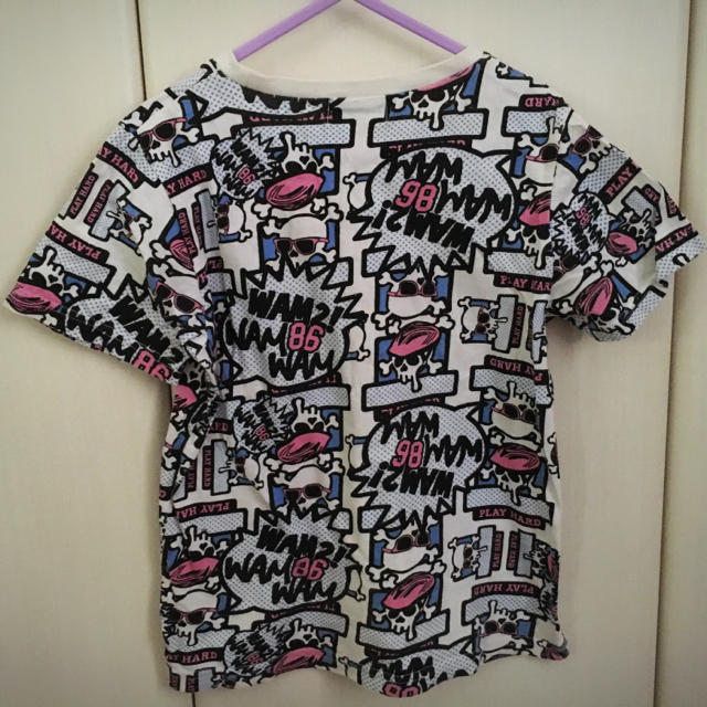 WAMWAM(ワムワム)のWAMWAM ドクロ柄Tシャツ 120 美品 キッズ/ベビー/マタニティのキッズ服男の子用(90cm~)(Tシャツ/カットソー)の商品写真