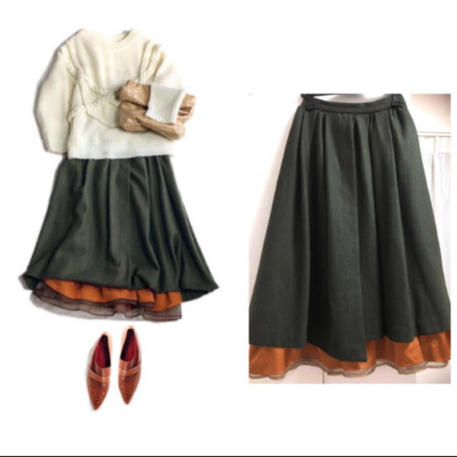 Ameri VINTAGE(アメリヴィンテージ)の【美品】Ameri SOPHIA FLARE SKIRT  スカート レディースのスカート(ロングスカート)の商品写真