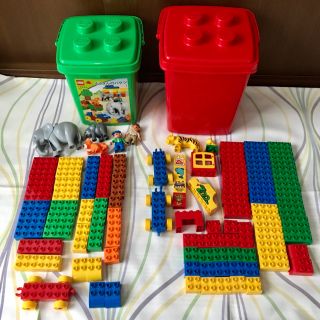 レゴ(Lego)のLEGO duplo ぞうさんのバケツ 赤いバケツ 限定価格(積み木/ブロック)