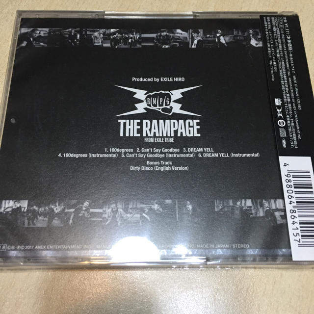 THE RAMPAGE(ザランページ)のTHE RAMPAGE 100degrees CD エンタメ/ホビーのCD(ポップス/ロック(邦楽))の商品写真