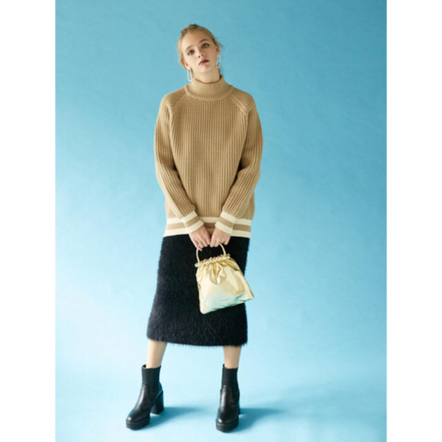 moussy(マウジー)の今季☆MOUSSY SW LONG SLEEVE WAFFLE KNIT☆ニット レディースのトップス(ニット/セーター)の商品写真