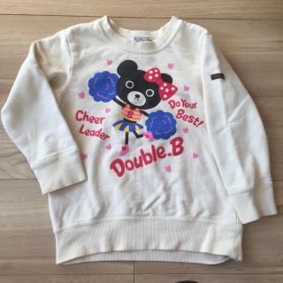 ダブルビー(DOUBLE.B)の早い者勝ち！値下げDOUBLE.B スウェットサイズ100(Tシャツ/カットソー)