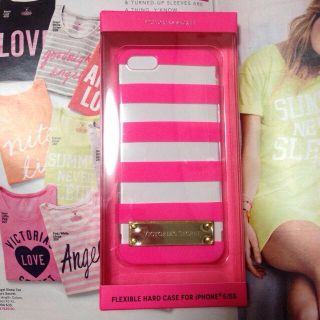 ヴィクトリアズシークレット(Victoria's Secret)のVS♡iPhoneケース 5/5s 新品(モバイルケース/カバー)