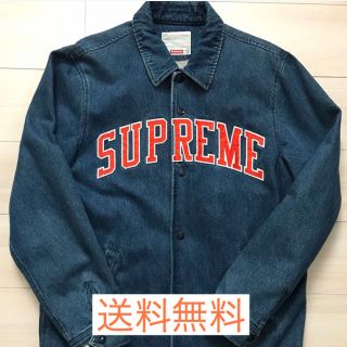 supreme denim coaches jacket