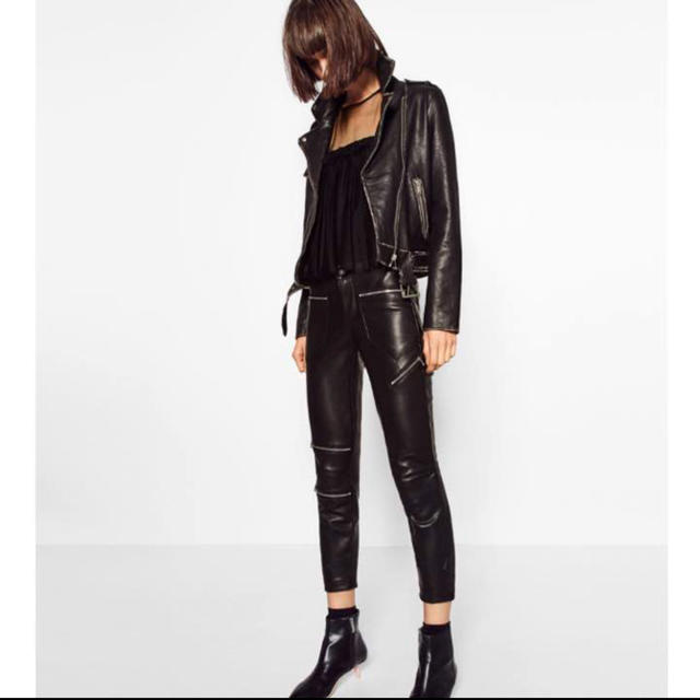 ZARA - ZARA レザースキニーの通販 by chiishop|ザラならラクマ ZARA - ZARA レザースキニーの通販 by chiishop|ザラならラクマ