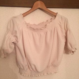 ヘザー(heather)のHeather♡シャーリングトップス(カットソー(長袖/七分))