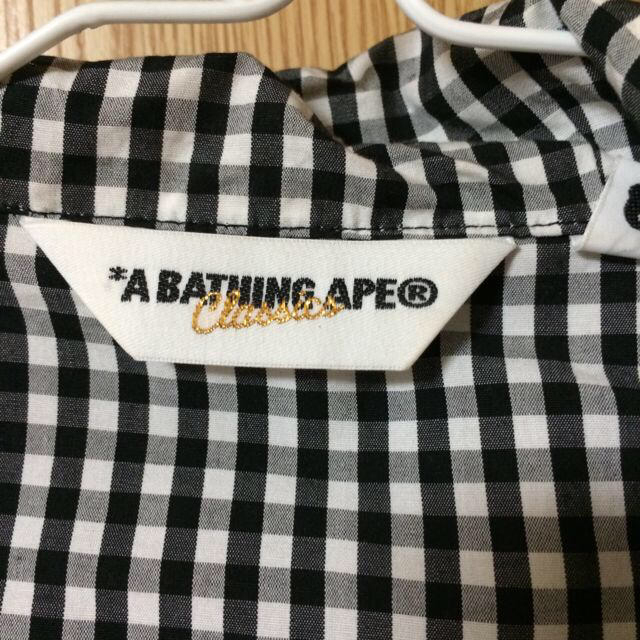 A BATHING APE(アベイシングエイプ)のAPEギンガムチェックパーカー レディースのジャケット/アウター(ブルゾン)の商品写真