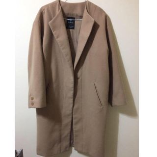 ダブルクローゼット(w closet)のベージュ ロングチェスターコート(チェスターコート)