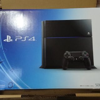 プレイステーション4(PlayStation4)の【中古 完品】PS4 CUH-1000A Jet Black 500GB(家庭用ゲーム機本体)