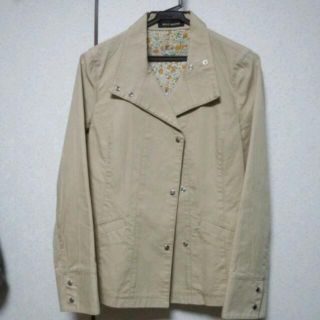 着古し春ジャケット(ノーカラージャケット)