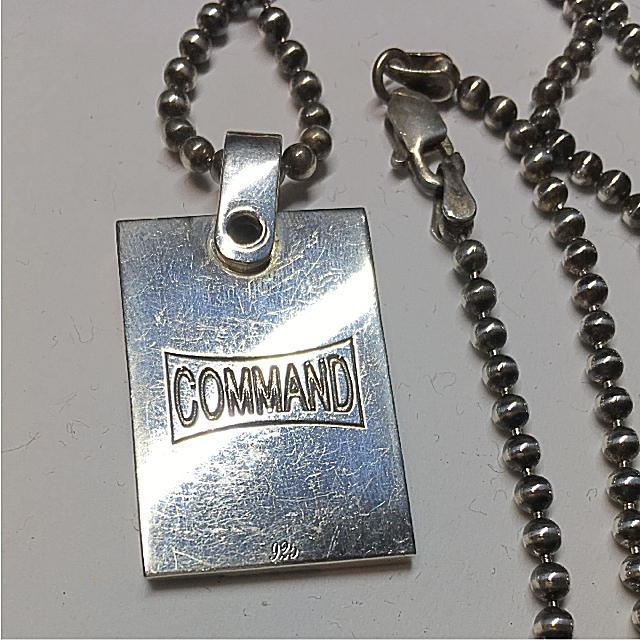 COMMAND シルバー925ネックレス&リングセット メンズのアクセサリー(ネックレス)の商品写真