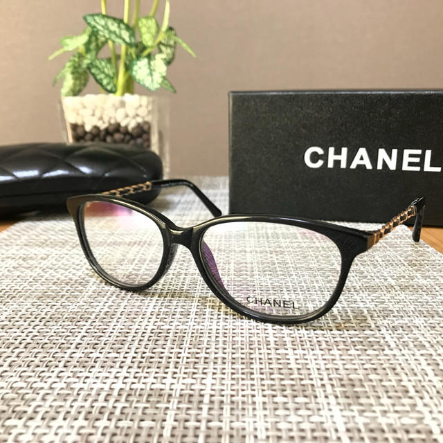 CHANEL(シャネル)のCHANEL シャネル メガネ フレーム 3221 レディースのファッション小物(サングラス/メガネ)の商品写真