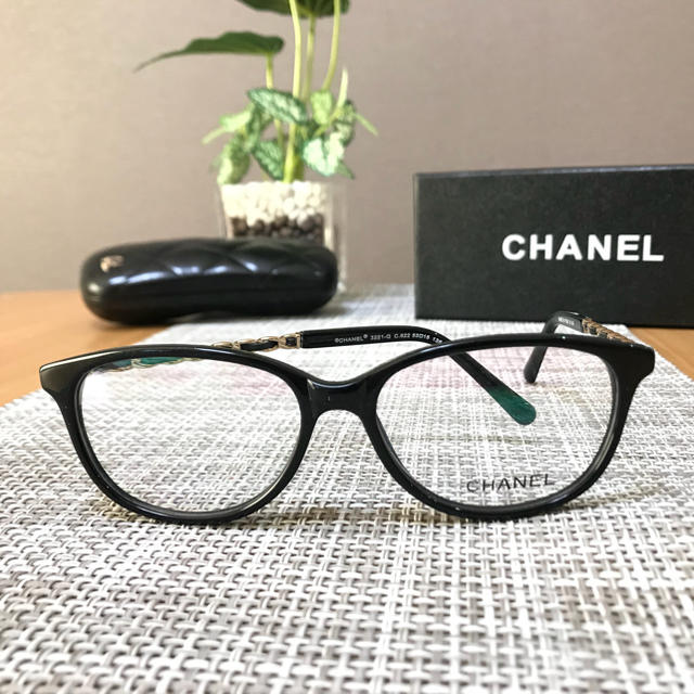 CHANEL(シャネル)のCHANEL シャネル メガネ フレーム 3221 レディースのファッション小物(サングラス/メガネ)の商品写真