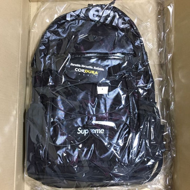 Supreme backpack Black 17F/W