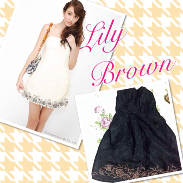 Lily Brown(リリーブラウン)のlily brown ドレスワンピ♥︎黒 レディースのワンピース(ミニワンピース)の商品写真