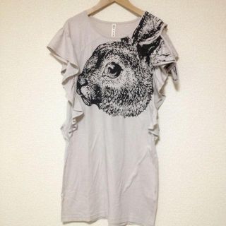 アチャチュムムチャチャ(AHCAHCUM.muchacha)の★あちゃちゅむ うさぎトップス★(Tシャツ(半袖/袖なし))