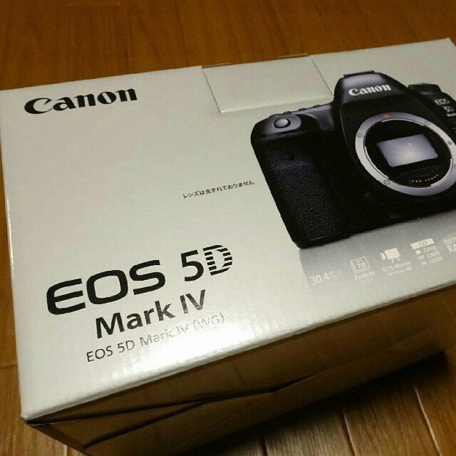 Canon(キヤノン)のcanon 5D markⅣ ボディ 新品未使用 スマホ/家電/カメラのカメラ(デジタル一眼)の商品写真