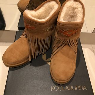 クーラブラ(Koolaburra)のあげは様専用★クーラブラ フリンジ ショートムートンブーツ(ブーツ)