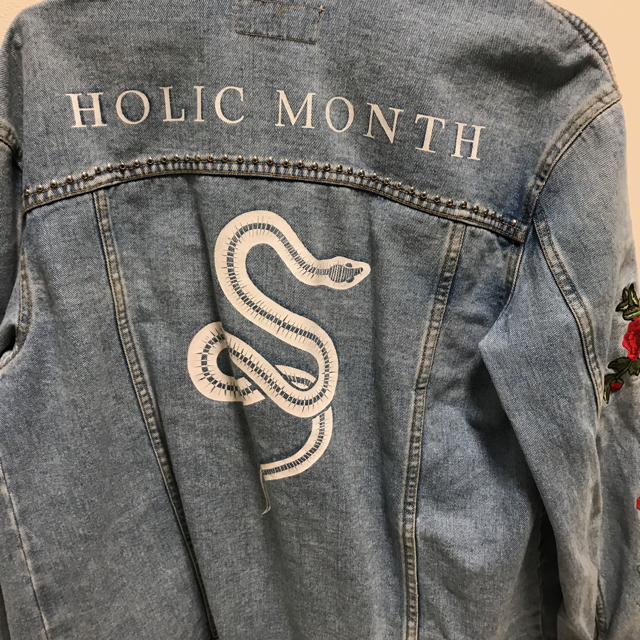 13month 刺繍デニムジャケット 韓国