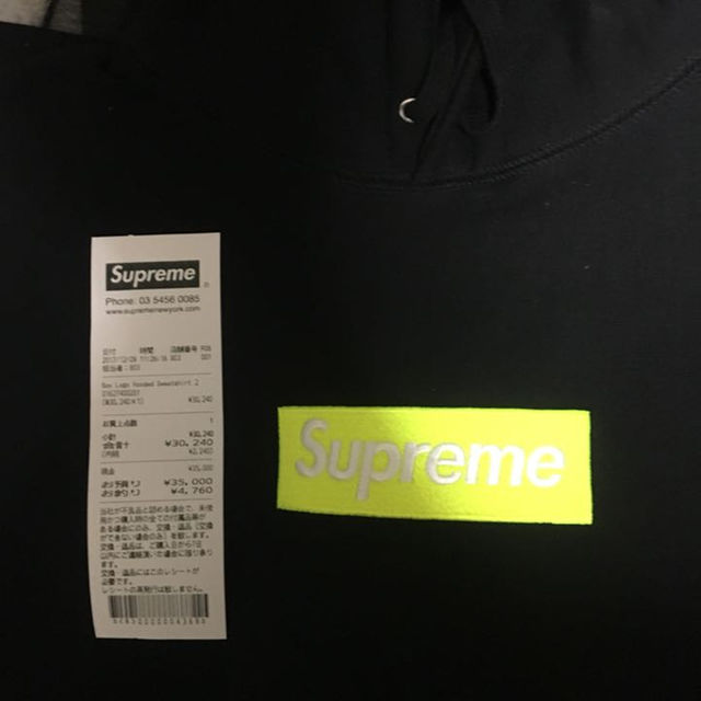 Supreme - M 黒 込 supreme box logo hooded sweatshirt
