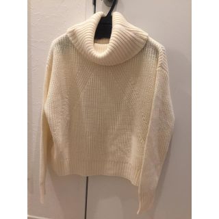 スピックアンドスパンノーブル(Spick and Span Noble)の♡Spick and Span Noble♡オフタートルニット白(ニット/セーター)