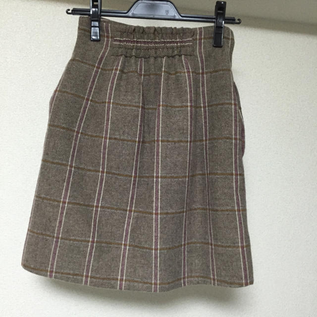 JILL by JILLSTUART(ジルバイジルスチュアート)の今季 完売 刺繍 チェック スカート レディースのスカート(ミニスカート)の商品写真