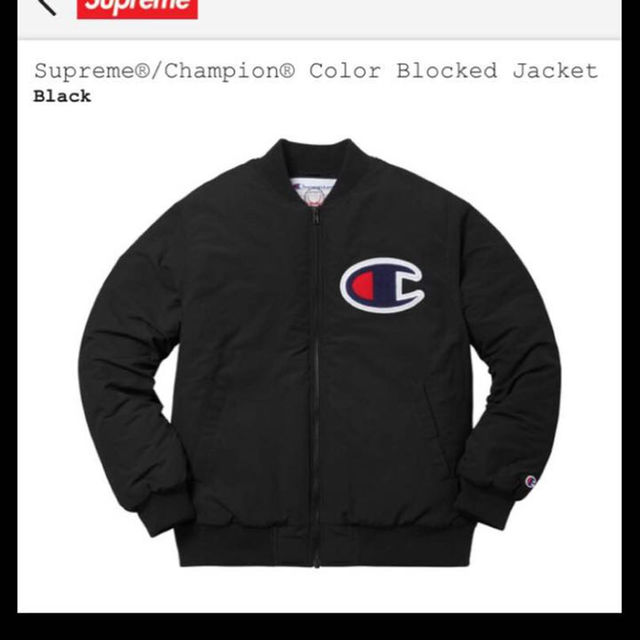 Supreme(シュプリーム)のSupreme champion blocked jacket ジャケット メンズのジャケット/アウター(フライトジャケット)の商品写真