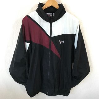 リーボック(Reebok)の名作 90s ヴェトモン元ネタ リーボック ナイロンジャケット L ビッグロゴ(ナイロンジャケット)