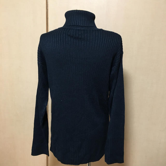 UNIQLO(ユニクロ)のユニクロ・UNIQLO・タートルネックセーター・Ｌ・黒 メンズのトップス(ニット/セーター)の商品写真