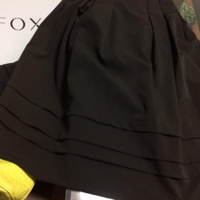 フォクシーNY ボリュームフレアスカート38BR FOXEY - shop.biorenew.com.br