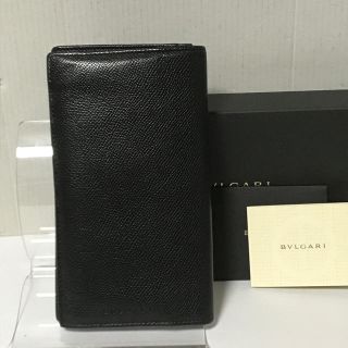 ブルガリ(BVLGARI)のブルガリ 長財布 メンズ ブラック レザー(長財布)