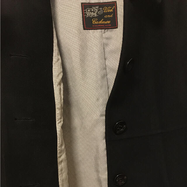 Spick & Span(スピックアンドスパン)のシンプルなブラックコート レディースのジャケット/アウター(ピーコート)の商品写真