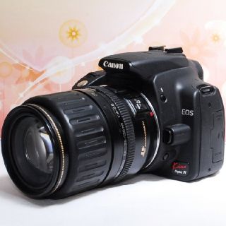 キヤノン(Canon)の❤SALE品❤スマホ転送 Canon Kiss N レンズキット♬(デジタル一眼)