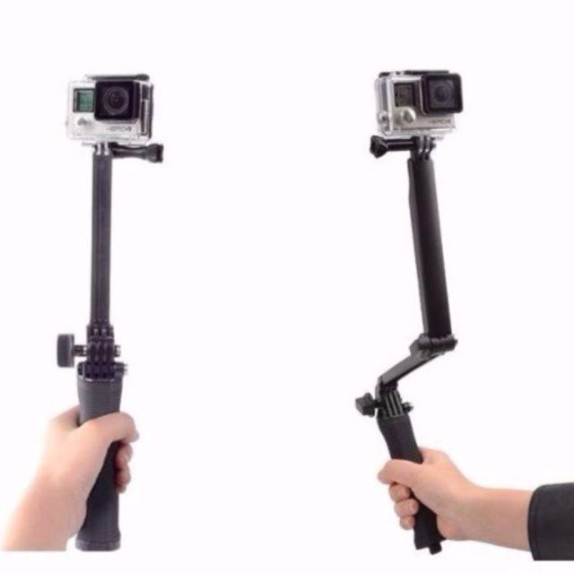 GoPro 対応 アクセサリー 自撮り棒 防水 3way 三脚 一脚 ゴープロ スマホ/家電/カメラのカメラ(その他)の商品写真