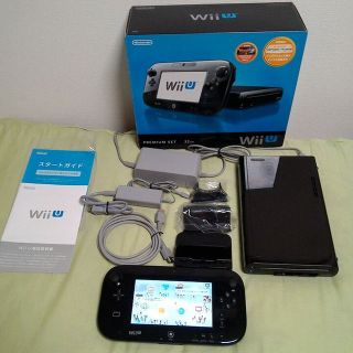 ウィーユー(Wii U)の任天堂wiiu　プレミアムセット（32G）正常動作確認済み　すぐに遊べるセット(家庭用ゲーム機本体)