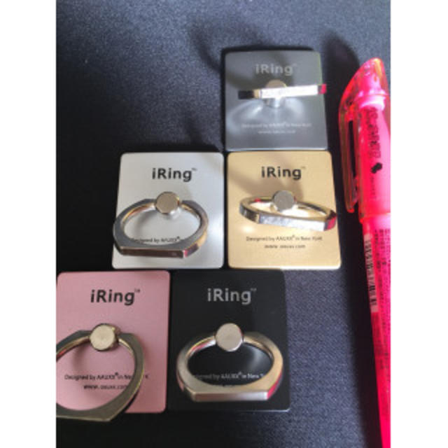 即購入OK★★大人気★ iRing 【全5色】 バンカーリング ♡ スマホ/家電/カメラのスマホアクセサリー(iPhoneケース)の商品写真