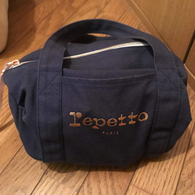 repetto(レペット)のレペットrepettoミニボストンバッグネイビー レディースのバッグ(ハンドバッグ)の商品写真